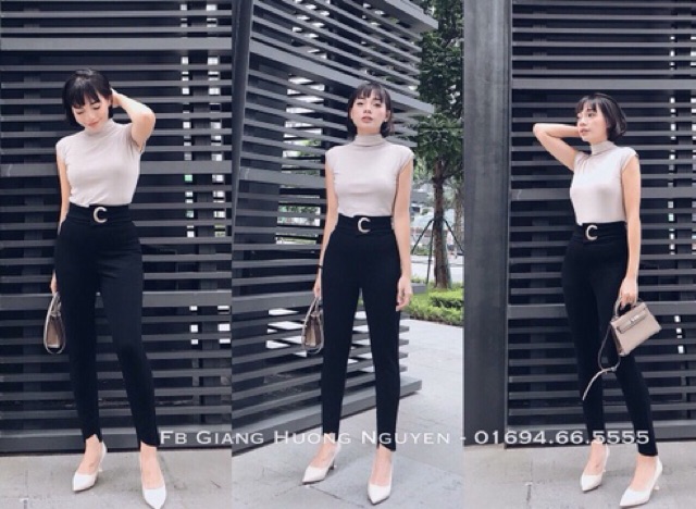 Quần tregging siêu phẩm chất mềm mịn co dãn cạp cao tôn dáng sz sml hàng qc | BigBuy360 - bigbuy360.vn