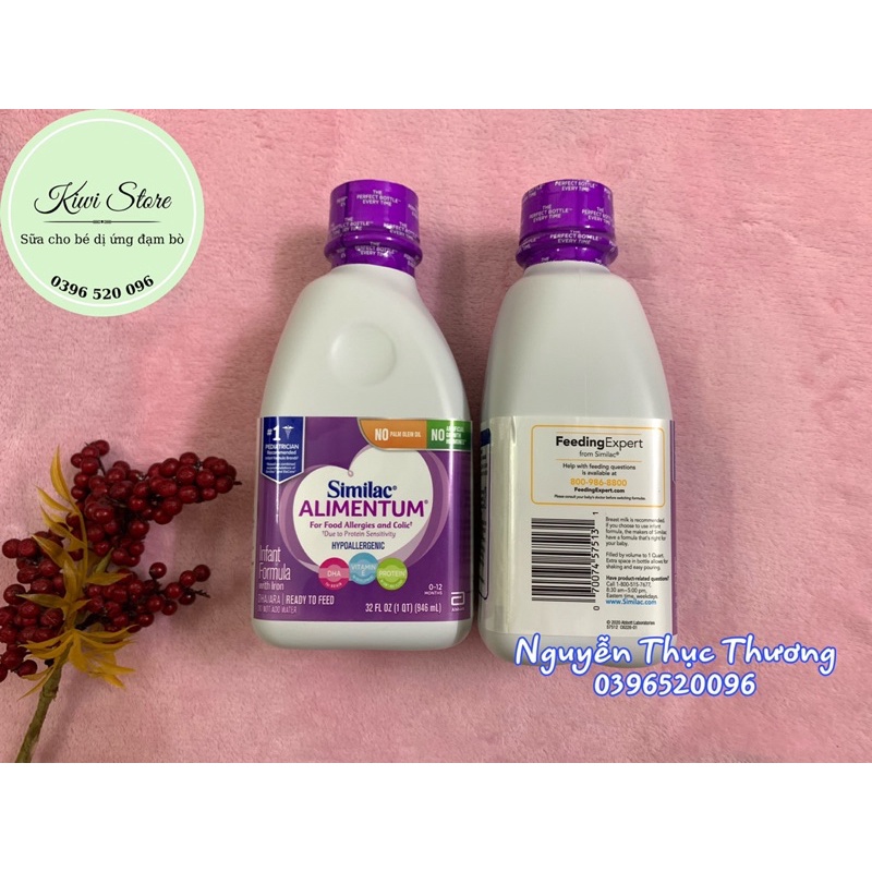 Sữa Alimentum Mỹ dạng nước (Alimentum Ready to Feed) 946ml cho bé dị ứng đạm bò