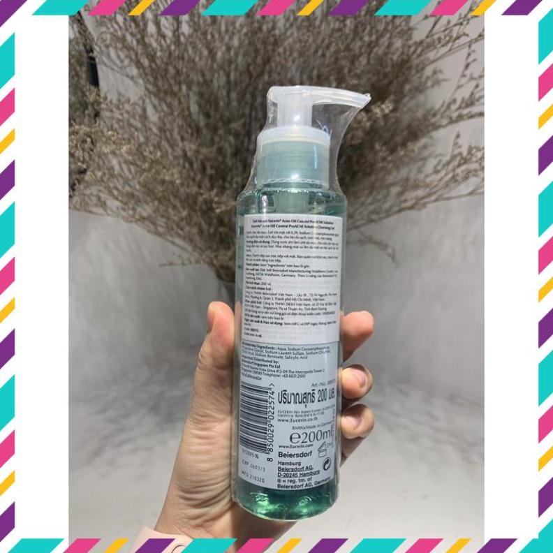 [thanhha] Gel Rửa Mặt Mụn Eucerin Pro Acne 200ml