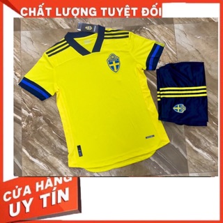 [ RẺ VÔ ĐỊCH] BỘ QUẦN ÁO BÓNG ĐÁ HÀNG THÁI CAO CẤP TUYỂN THỤY ĐIỂN MẪU MỚI 2020
