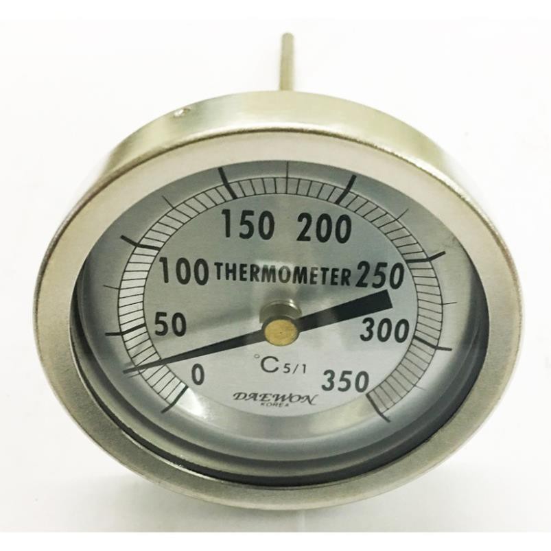 Đồng hồ đo nhiệt độ inox 100, 150, 250, 350, 500 DAEWON dùng để đo nhiệt độ phòng, nhiệt độ không khí, lò hơi, nhiệt độ