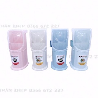 Ống đựng đũa muỗng có nắp khe đựng tăm