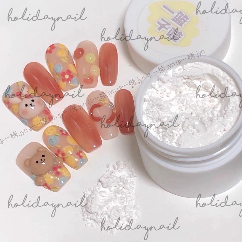 HOLIDAYNAIL 30g bột mix gel nail tạo hình chuyên dụng