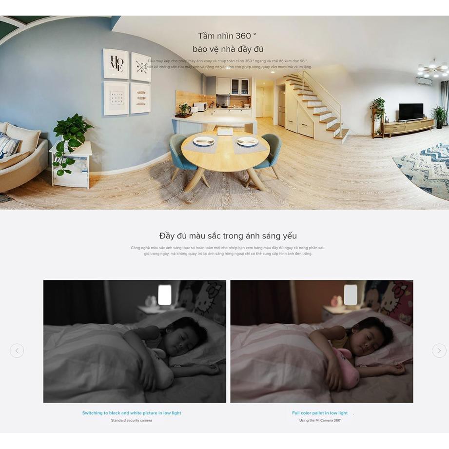 Camera Quan Sát Thông Minh Xiaomi Mijia Xoay 360 [App Mi Home] | WebRaoVat - webraovat.net.vn
