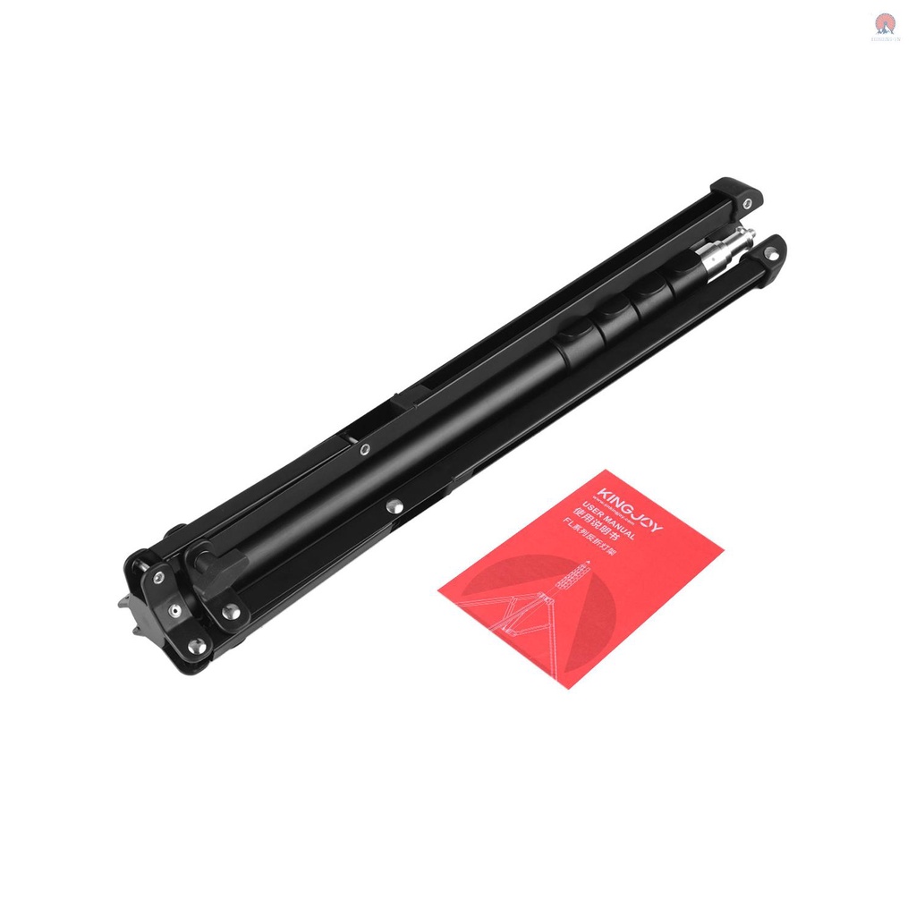 Giá Đỡ Đèn Ba Chân KINGJOY FL2019 Tải Trọng 8kg/17.6lbs Bằng Kim Loại 1/4 Inch Hộp Đèn LED Phản Quang 180cm/5.9ft Hỗ Trợ Chụp Ảnh