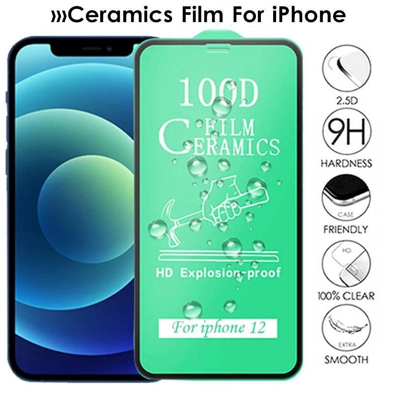 Kính Cường Lực 100D Bảo Vệ Màn Hình Điện Thoại iPhone 13 12 11 Pro MAX Mini X XS MAX XR iPhone SE 2022 2020 6 6S 7 8 Plus