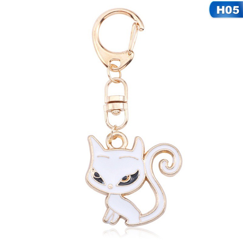 Móc khóa bằng hợp kim phối nhiều kiểu mặt dễ thương