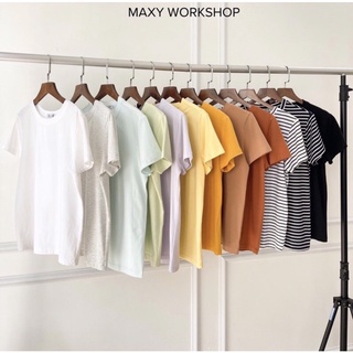 Áo thun nữ cổ tròn basic tee Maxy Workshop
