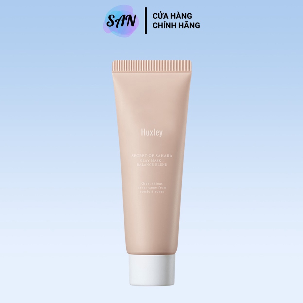 Mặt Nạ Đất Sét Làm Sạch Sâu, Cân Bằng Da Và Thu Nhỏ Lỗ Chân Lông Huxley Clay Mask 30g - Mini