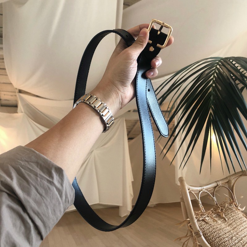 Thắt Lưng Da Nam Phong Cách Hàn Quốc JM SAZ Màu Đen Đẹp Cao Cấp Trẻ Trung - Dây Lưng Nam Chất Liệu Da Thật - JM