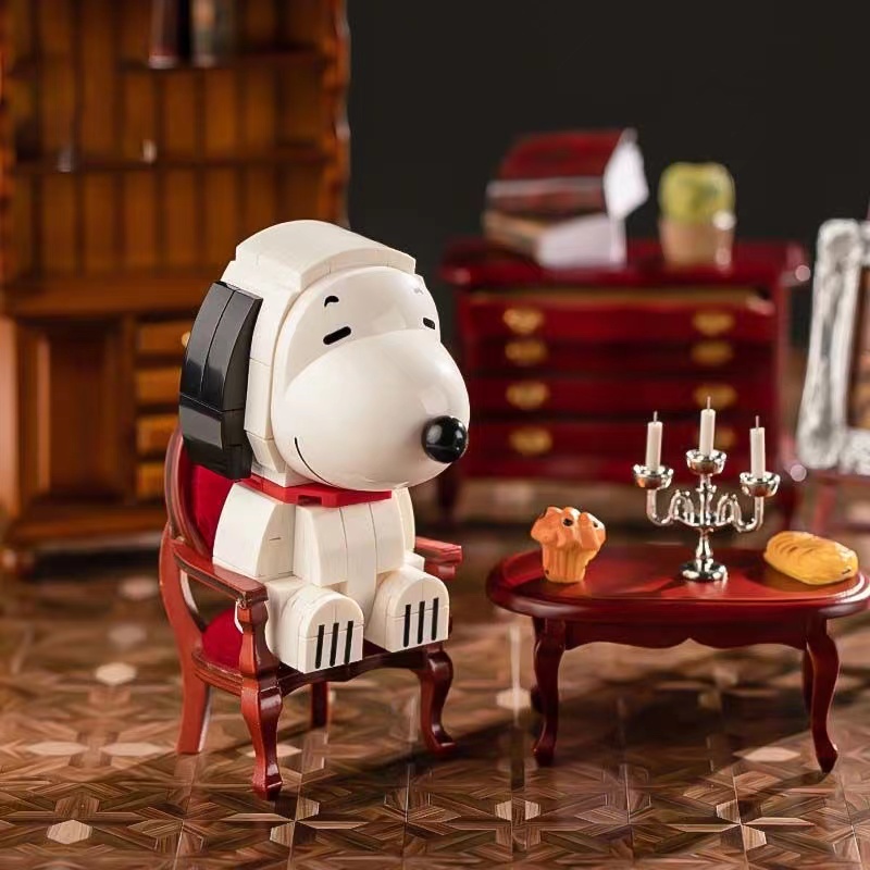 Đồ Chơi Lắp Ráp Mô Hình Chú Chó Snoopy Mini Sáng Tạo