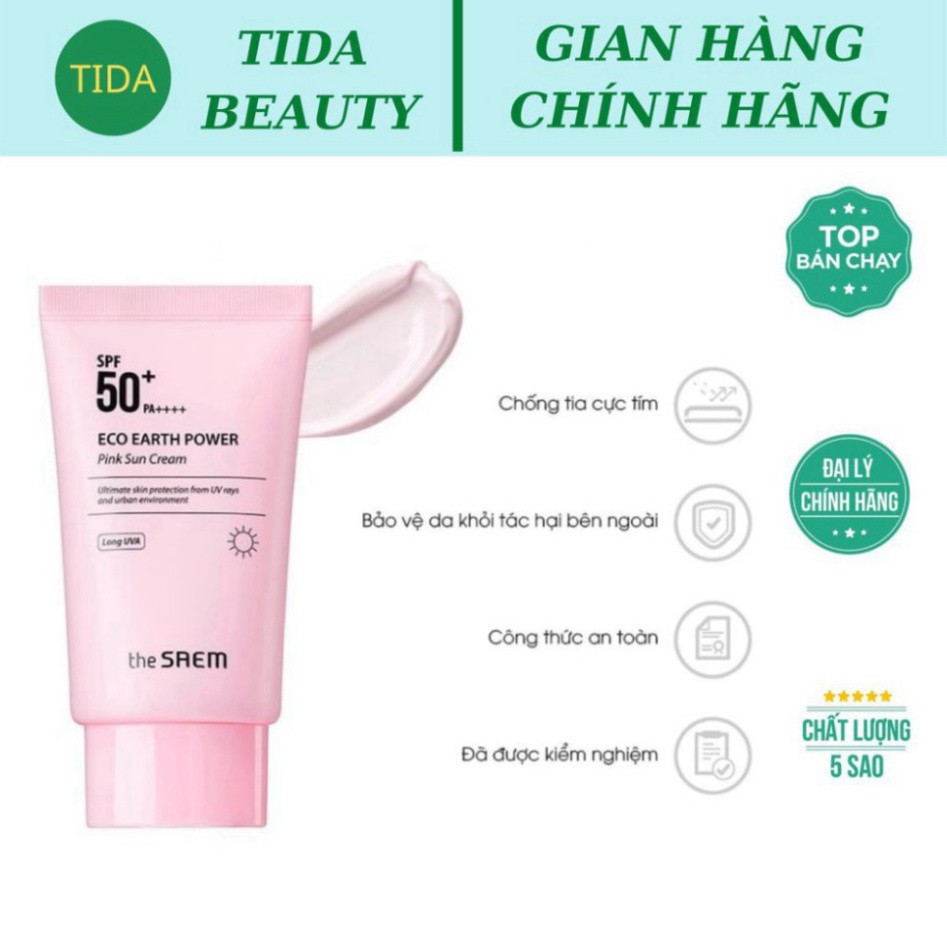 Kem chống nắng The Saem Eco Earth Power SPF 50+ PA+++ | BigBuy360 - bigbuy360.vn