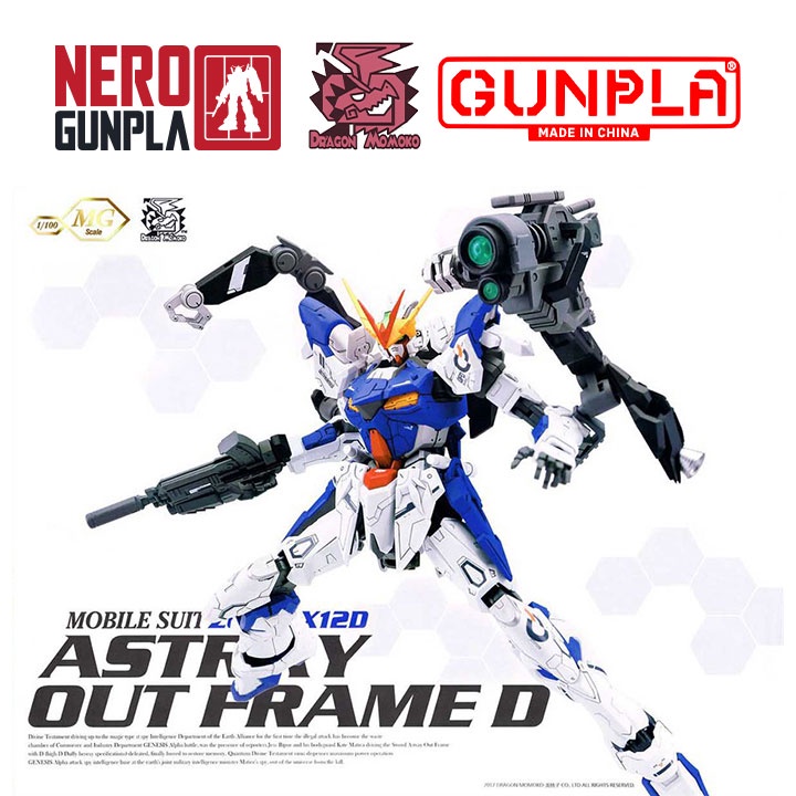 Mô Hình Lắp Ráp Dragon Momoko MG 1/100 ZGMF-X12D Gundam Astray Out Frame D