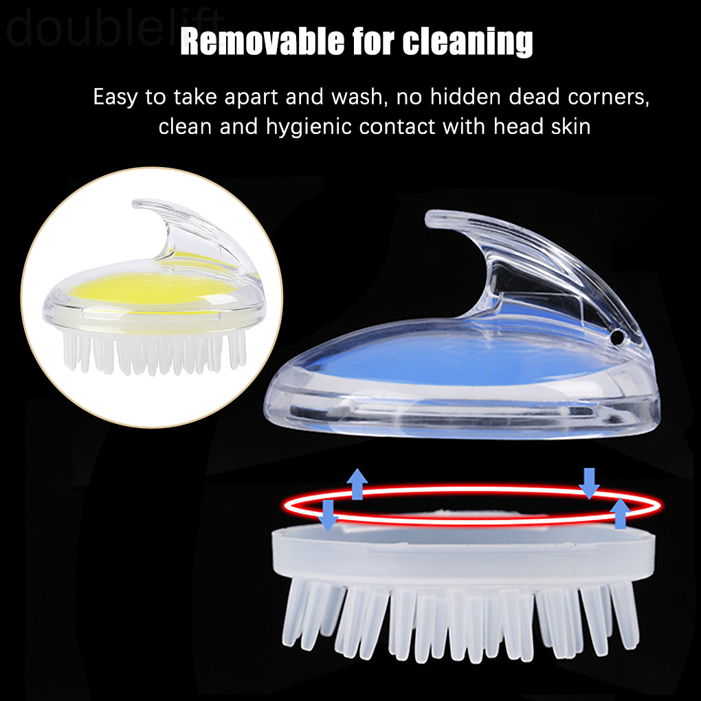 (Hàng Mới Về) Bàn Chải Massage Da Đầu Cầm Tay Tiện Dụng