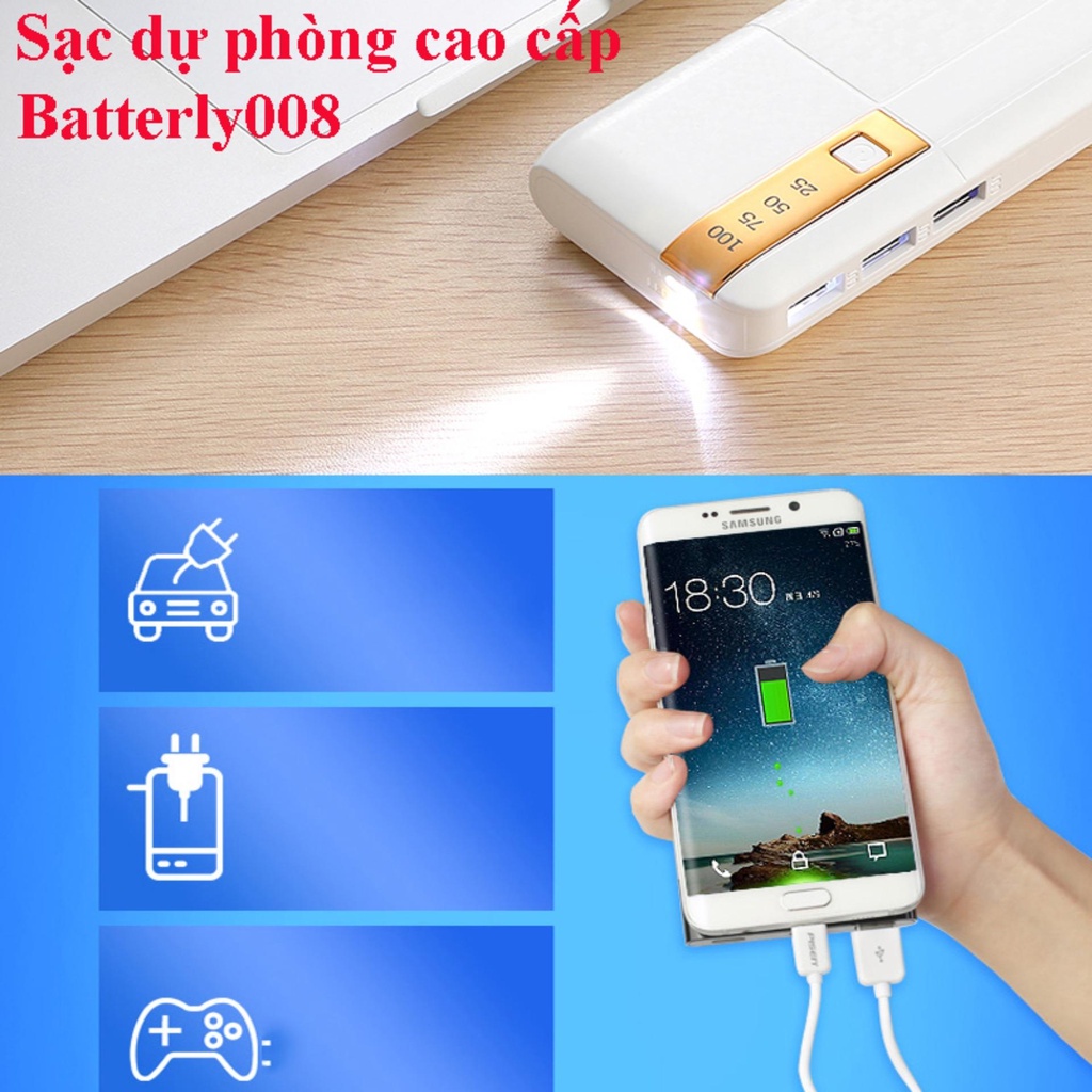 Bo Sac Du Phong Cho Dien Thoai.Sạc Dự Phòng Battery Pack Cao Cấp Tiện Dụng Cung Cấp Pin Cho Các Loại Smartphone