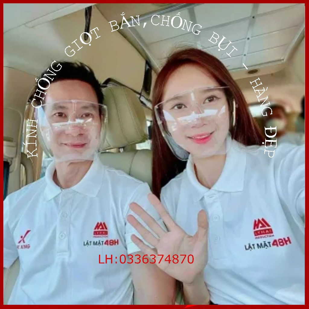 Kính Chống Giọt Bắn Phòng Dịch FACE SHIELD 🌟 HÀNG LOẠI 1🌟 Kính Chắn Giọt Bắn Người Lớn,Hoá Chất Độc Hại.