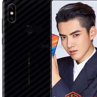 Miếng dán decal carbon mặt sau Xiaomi Mi Mix 3 chống trầy mặt lưng, chống bám vân tay (cắt sẵn)
