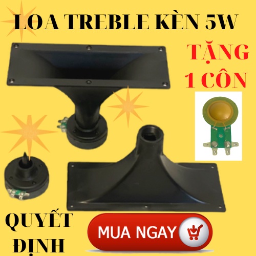 Loa treble kèn 5w hàng chính hãng cty HQ 301 chuyên bẫy chim đêm, lắp loa kéo