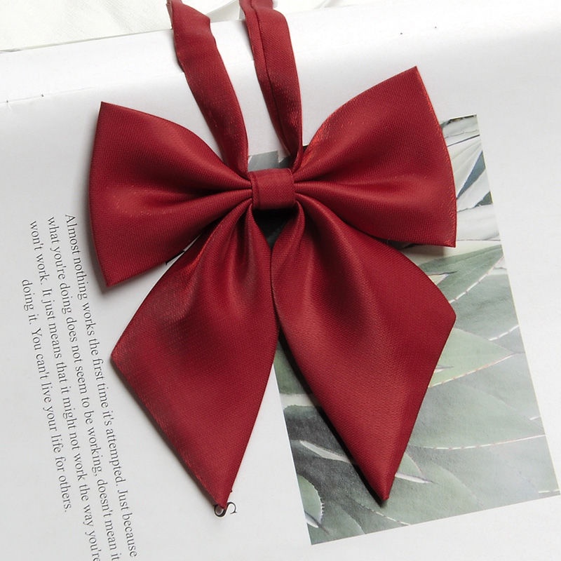 Nơ Cài Áo Đồng Phục Học Sinh Nhật Bản Màu Sắc Xinh Xắn