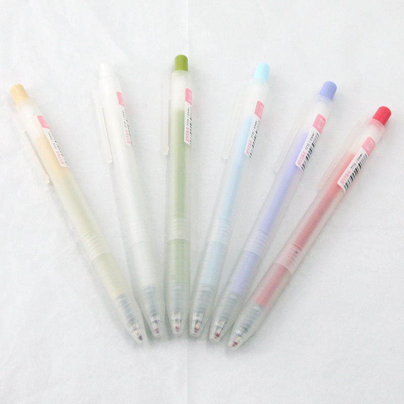 Bút Mực Gel Nhám Ngòi 0.5mm Cho Trường Học/Văn Phòng