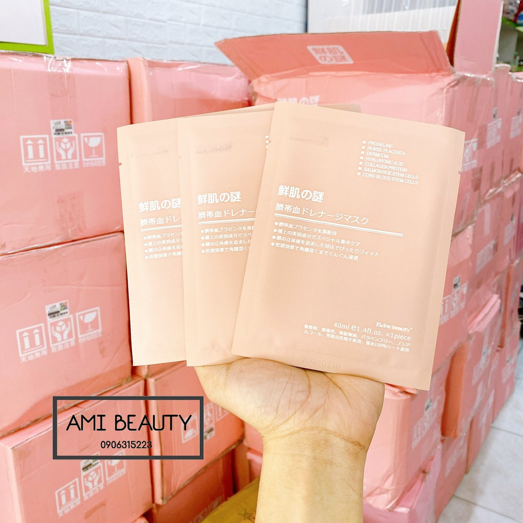 MẶT NẠ CUỐNG RỐN RWINE BEAUTY STEM CELL PLACENTA MASK