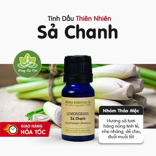 Tinh dầu Sả chanh Lachampa nguyên chất - hương thơm spa giúp thư giãn, đuổi muỗi mạnh, an toàn