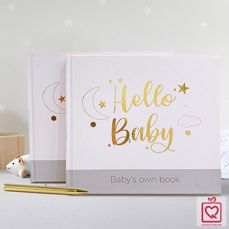Sổ nhật ký cho bé Hello Baby - Lưu giữ những khoảnh khắc đầu đời đáng nhớ