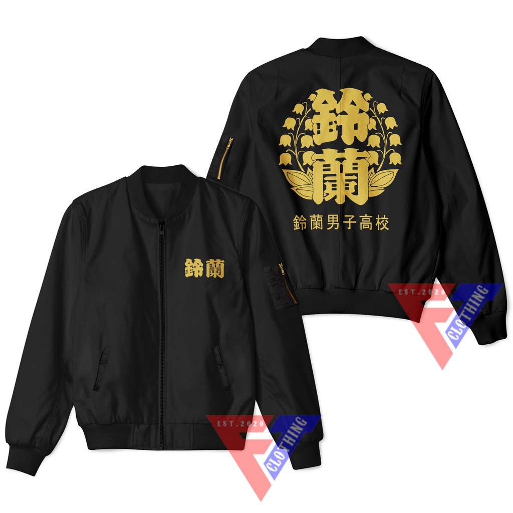 Áo Khoác BOMBER Trường Học Suzuran Size M / L / XL / XXL