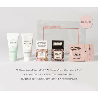 Hàng Korea - Set Làm Sạch, Dưỡng Da Heimish
