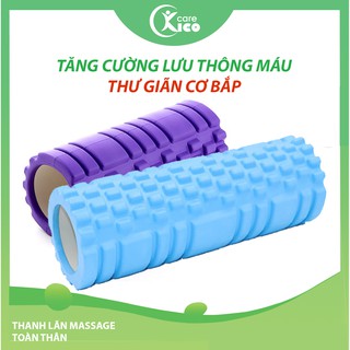 Con lăn Foam Roller Massager gai nhọn, dãn cơ tập Gym, Yoga Cao Cấp