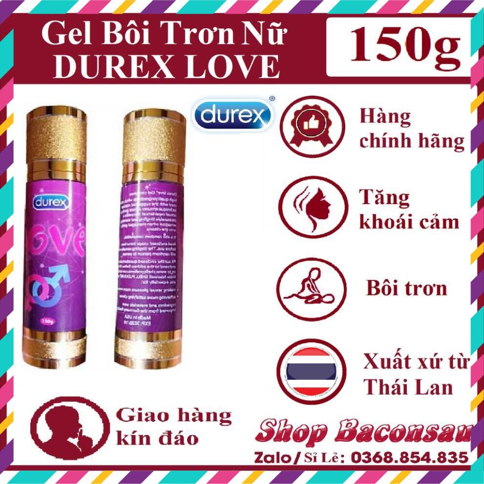 [FreeShip-Chính Hãng] [Hot] [ Chính hãng ] Gel bôi trơn tăng khoái cảm Durex Love 150g