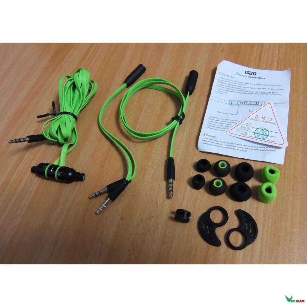 Tai Nghe Chuyên Game Plextone G20 Bass Tốt, Micro Đàm Thoại -dc3059
