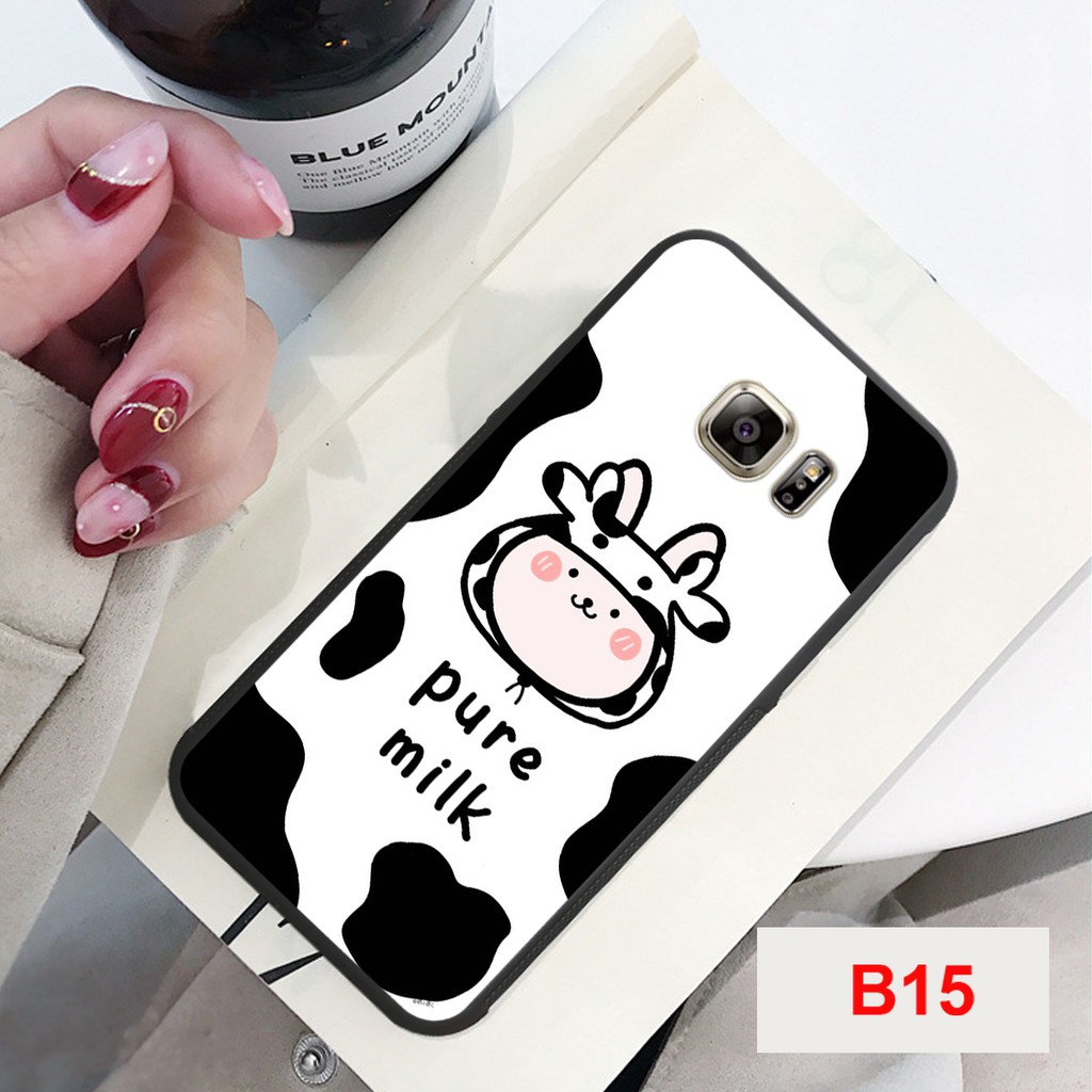ỐP LƯNG SAMSUNG S6/S6E/S7/S7E HÌNH BÒ SỮA MILK ĐA DẠNG MẪU MÃ