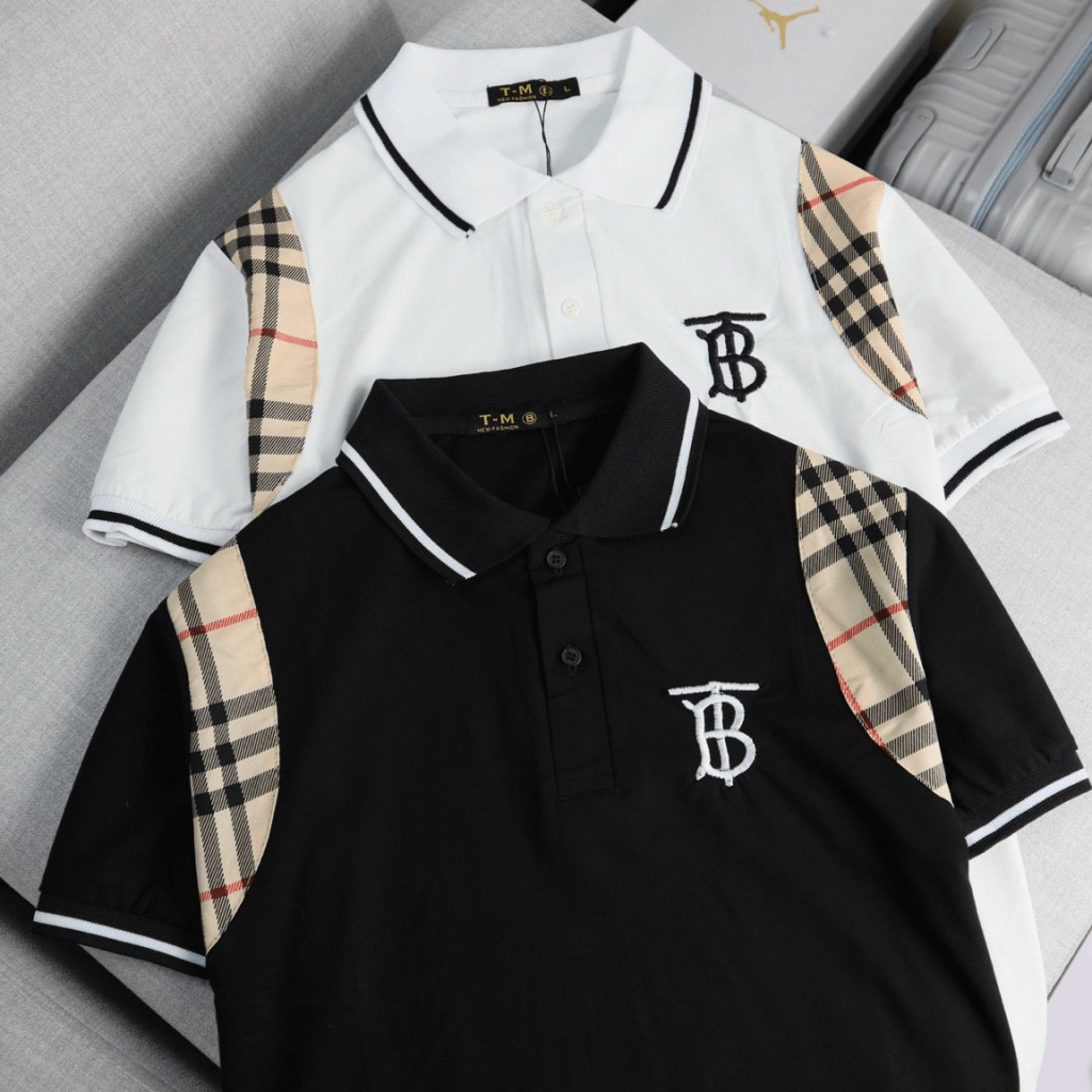 Áo Thun Nam cổ Trụ Sọc Vai Logo Thêu Cao Cấp Chất Cotton Mịn Mát Form Chuẩn Soái Ka NEW UNISEX