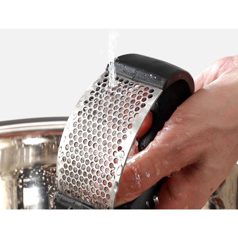Dụng Cụ Nghiền Tỏi, Ép Tỏi, Dập Tỏi Inox Nhanh Gọn