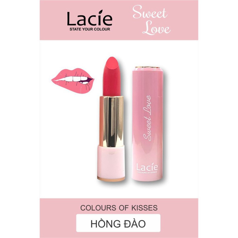 SON MÔI LÌ LACIE DƯỠNG MỊN CHỐNG KHÔ MÔI - SWEET LOVE | BigBuy360 - bigbuy360.vn