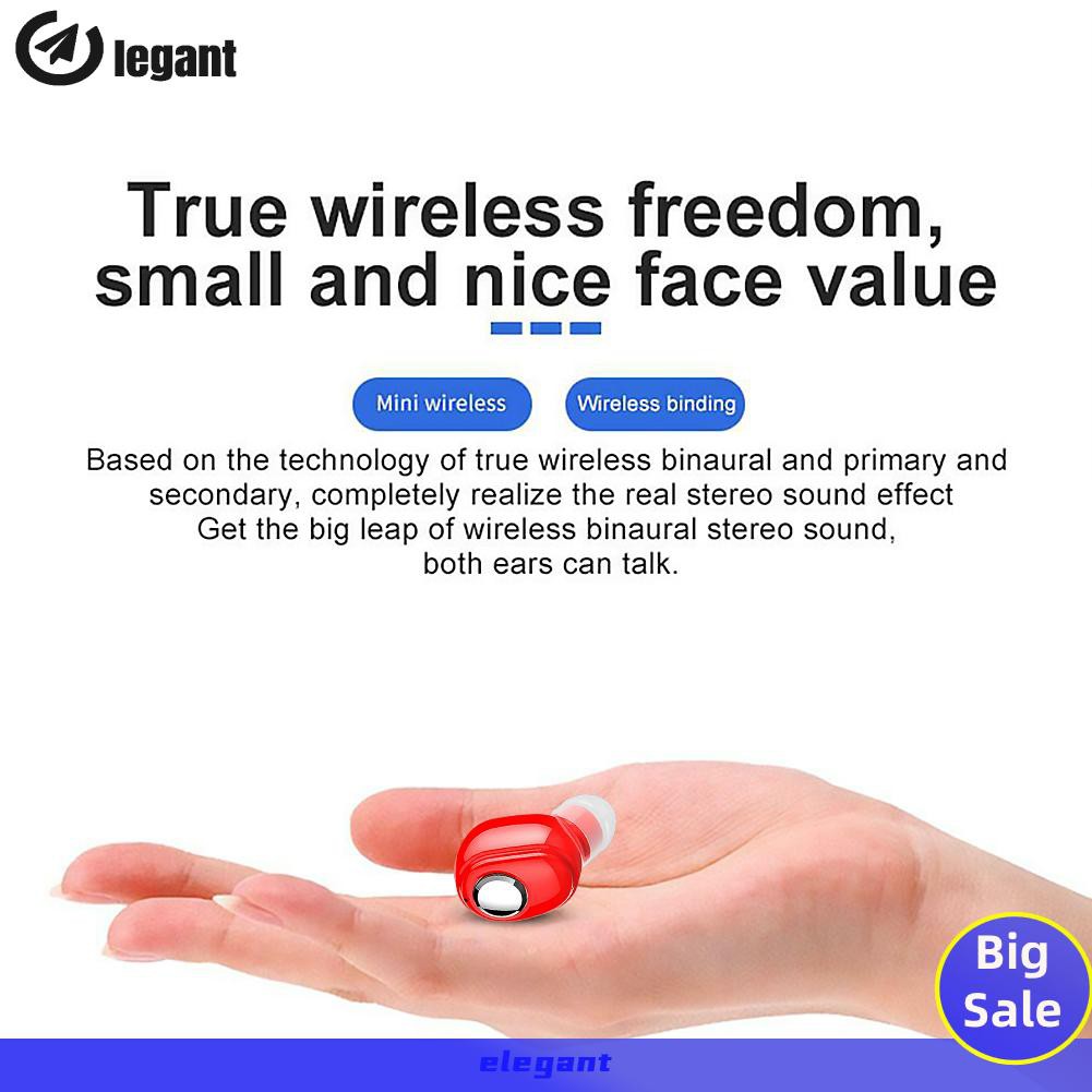 Tai Nghe Nhét Tai Egxl15 Kết Nối Bluetooth Chống Nước Âm Thanh Siêu Trầm