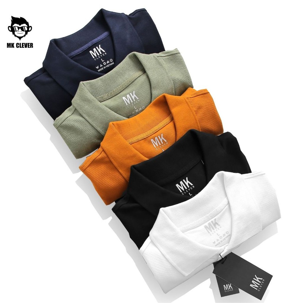 Áo Polo MK CLEVER, chất liệu thun cotton co giãn, basic trẻ trung, lịch sự - AP057