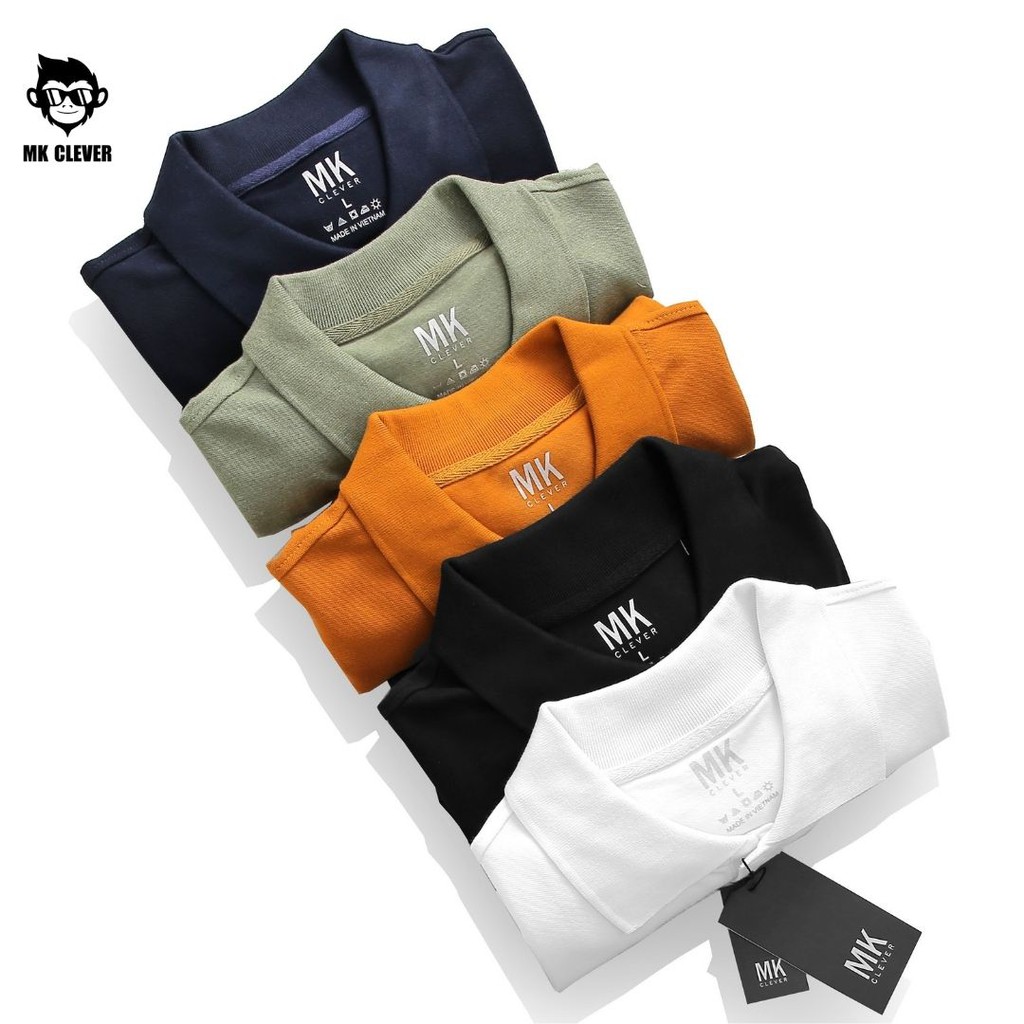Áo Polo MK CLEVER, chất liệu thun cotton co giãn, basic trẻ trung, lịch sự - AP057 | BigBuy360 - bigbuy360.vn