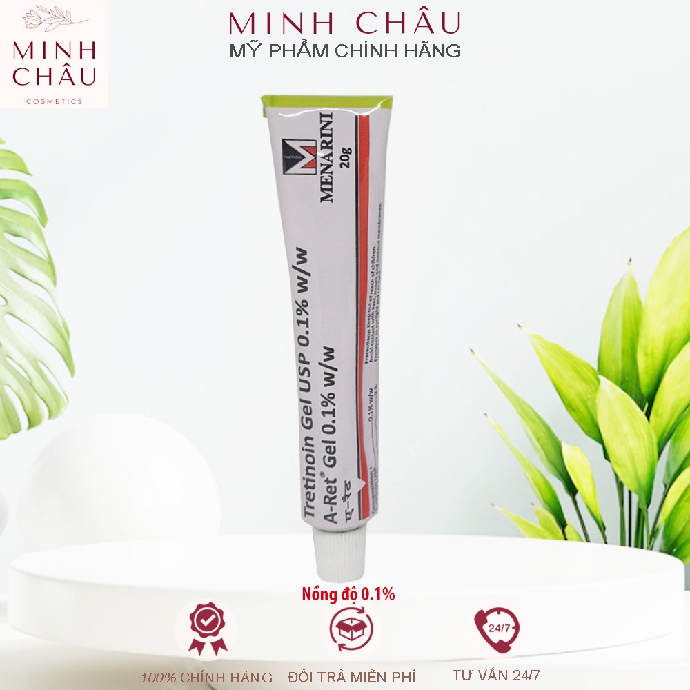 Tretinoin Aret 0.1 / 0.05 / 0.025 - Gel Ngăn Ngừa Lão Hóa, Giảm Mụn 20g - Tre Aret Ấn Độ
