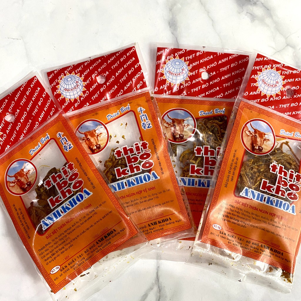 Thịt Bò Khô Anh Khoa Gói 60g Siêu Ngon | BigBuy360 - bigbuy360.vn
