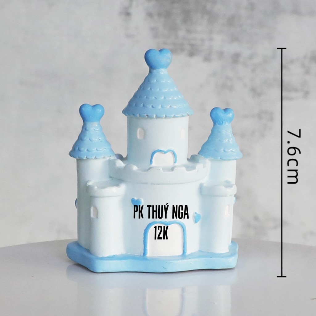 5 Lâu đài nhựa xanh,hồng silicon