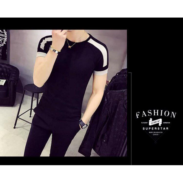 ÁO THUN NAM DÁNG ÔM BODY ÁO PHÔNG VẢI ĐẸP THUN LẠNH MẶC MÁT BODY 01