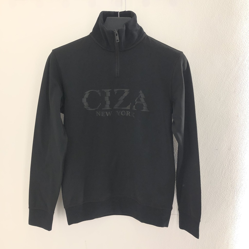 [Mã FAMALLT5 giảm 15% đơn 150K] Áo Hoodie CIZA Cổ Cao Có Khóa Zip AHNN00