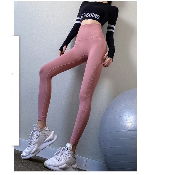 Quần tập GYM Yoga Aerobic nữ 💖 𝑭𝑹𝑬𝑬𝑺𝑯𝑰𝑷 💖 quần legging lưng cao cạp cao, ôm body, tôn mông