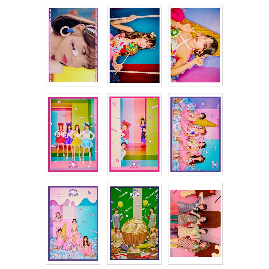 [Ép lụa] Lomo Card Ảnh WJSN (CHOCOME - Hmph MV Shooting) (36 ảnh)