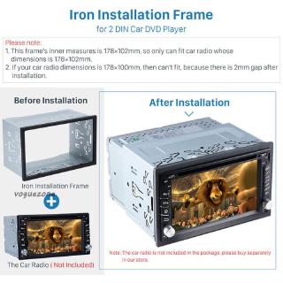 Khung Gắn Đầu Máy Dvd 2 Din Cho Xe Hơi