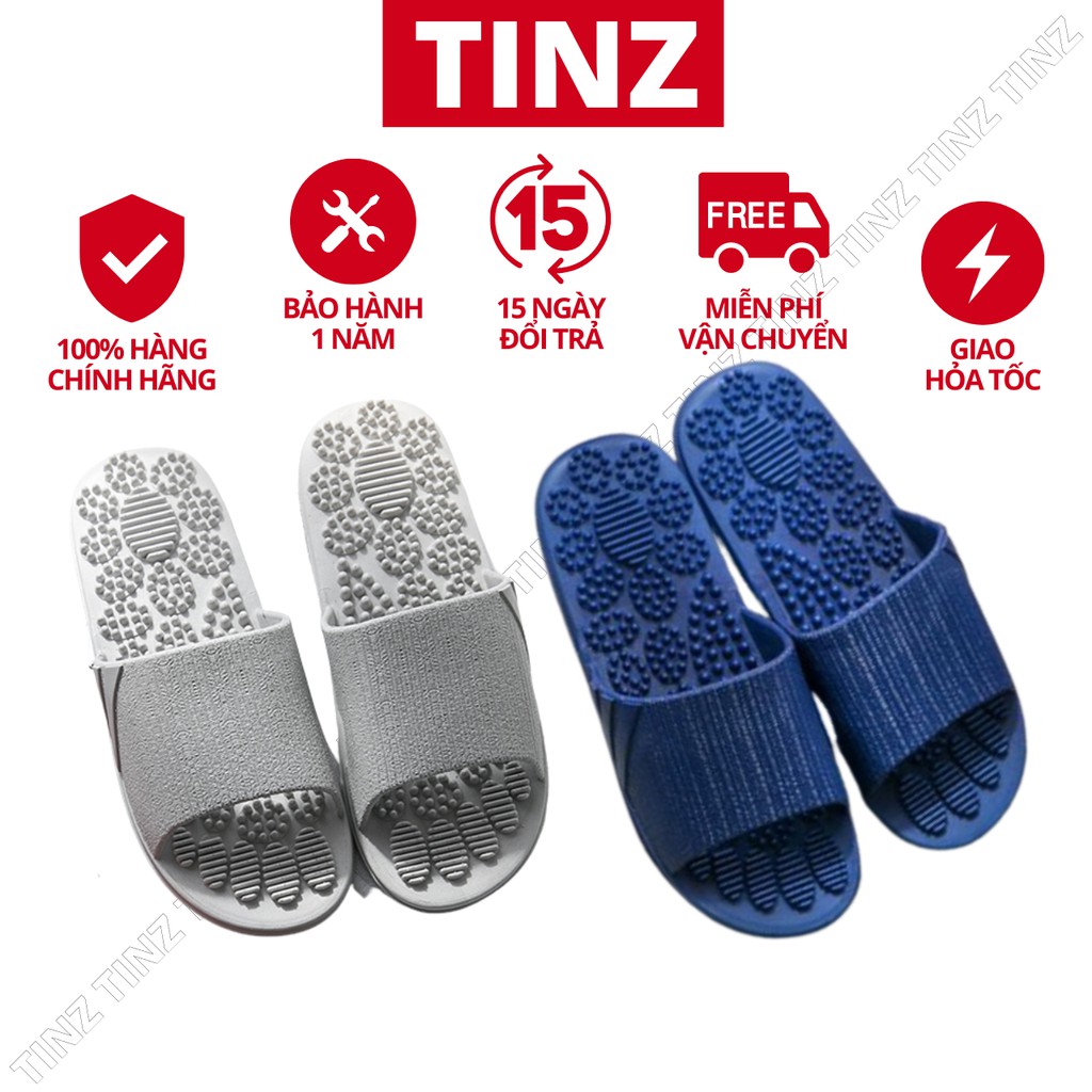 Dép đi trong nhà tắm, nhà vệ sinh, văn phòng nữ nam unisex chống trượt cute cao cấp TINZ|Mã Gai