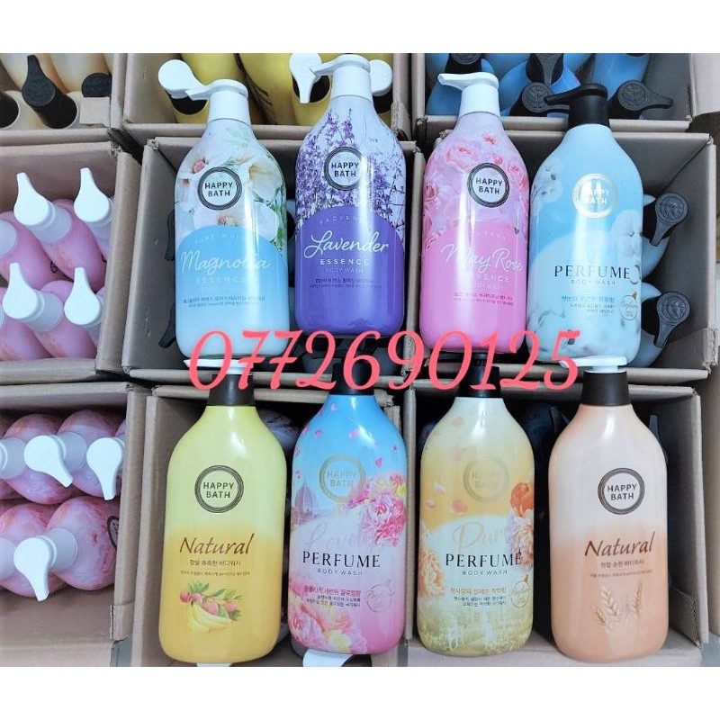 ☆SỮA TẮM DƯỠNG DA HÀN QUỐC Happy bath 900ml