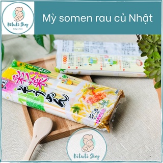 Mỳ somen rau củ ngũ sắc Nhật cho bé ăn dặm từ 8tháng